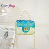 Cozy Up Transparent Jelly Bag Pearl Women's Handbag Candy Color Crossbody Bag