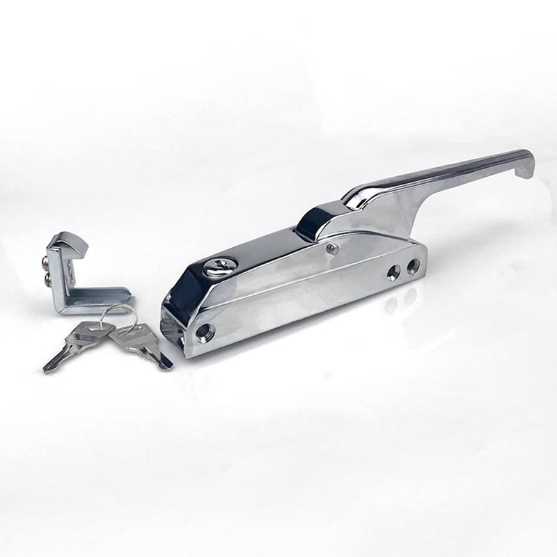 Side-Mounted Freezer Oven Door Handle Cold Storage Knob Lock Latch Hardware Pull Part Industrial