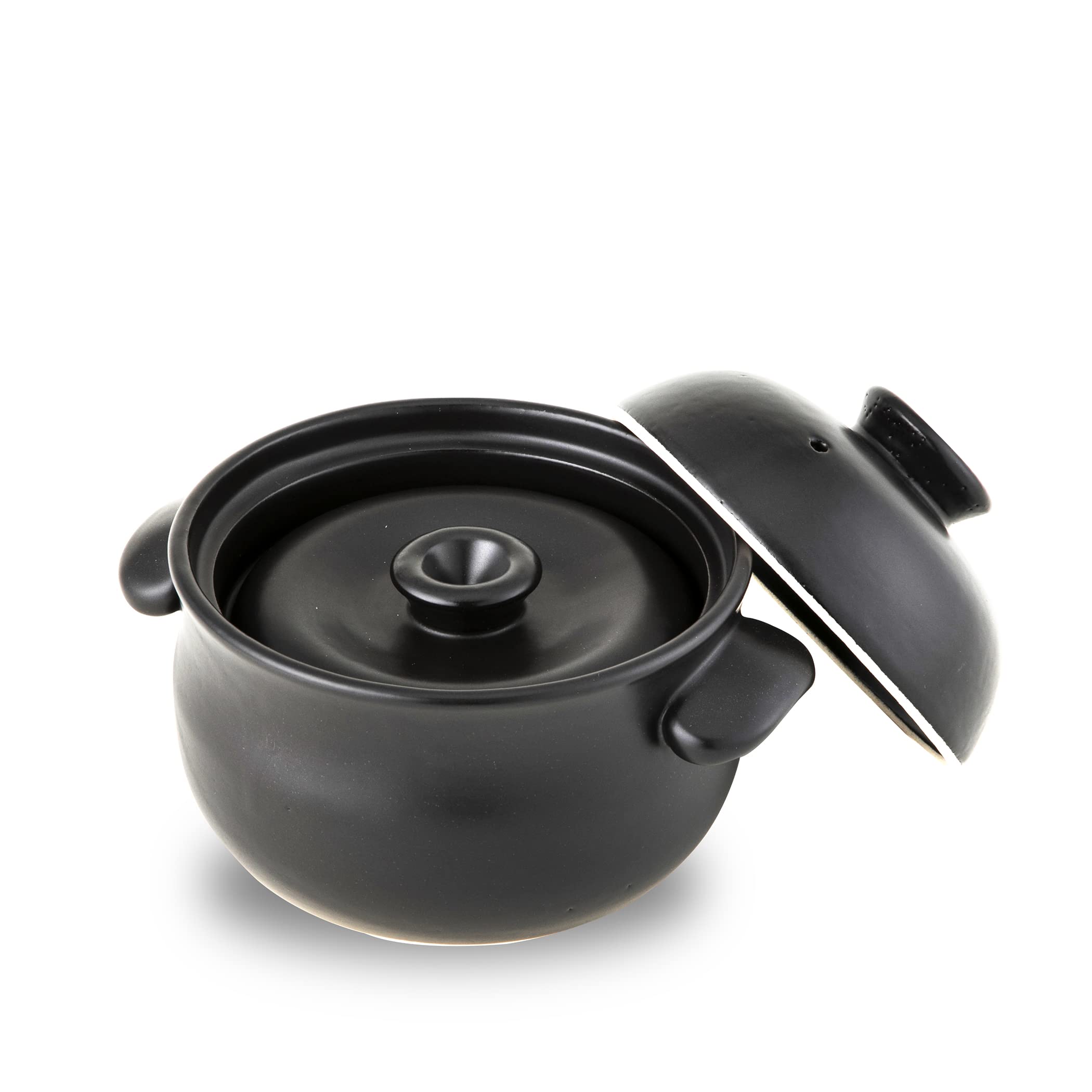 

Taisei Kiln Banko Ware Earthenware Rice Black Made in Suitable for Direct and Oven Rice Rice Traditional Ohitsu Perfect for Respect for the Aged New чёрный