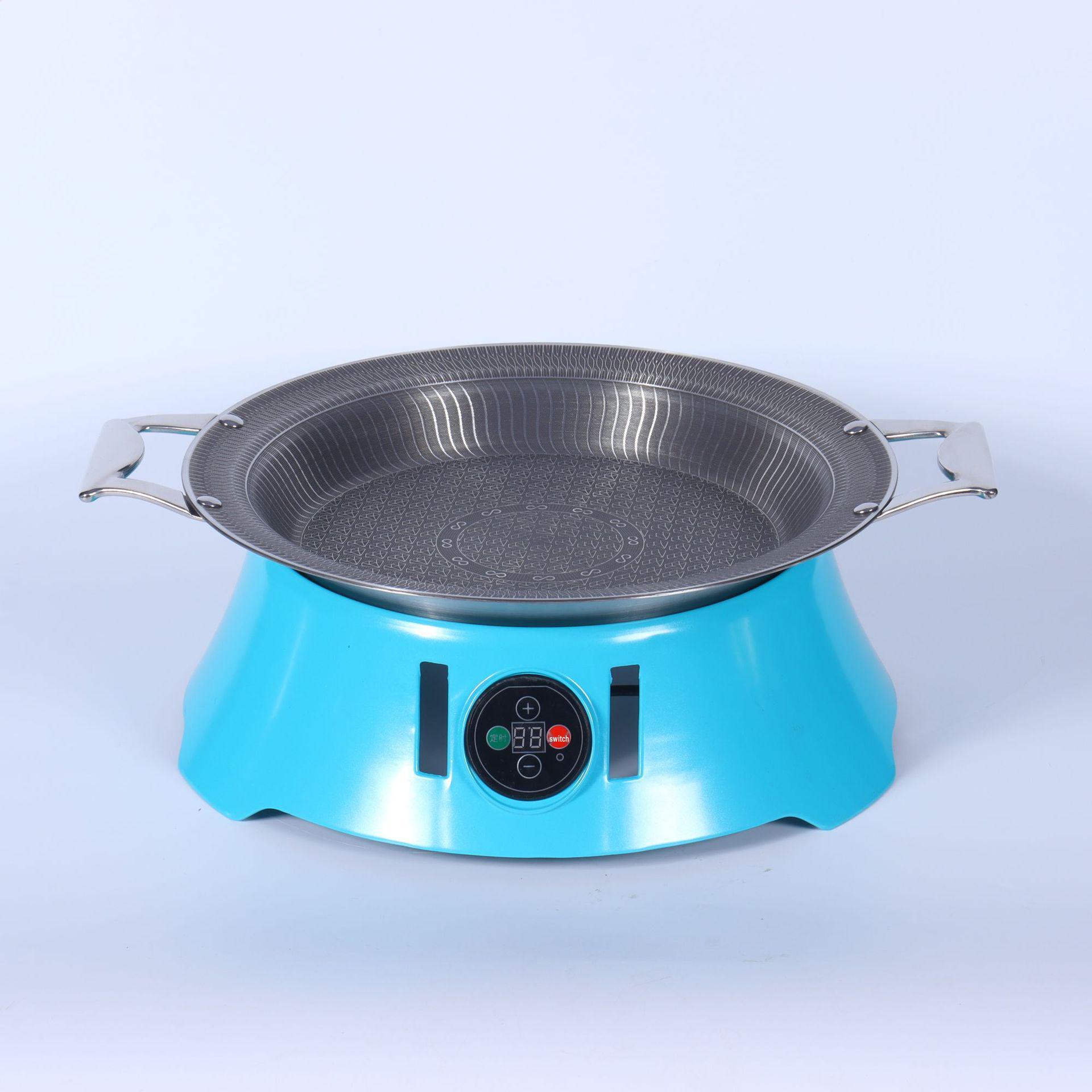 Multifunctional Induction Grilled Fish Stove with Thickened Aluminum Alloy Dry Pot Alcohol stove