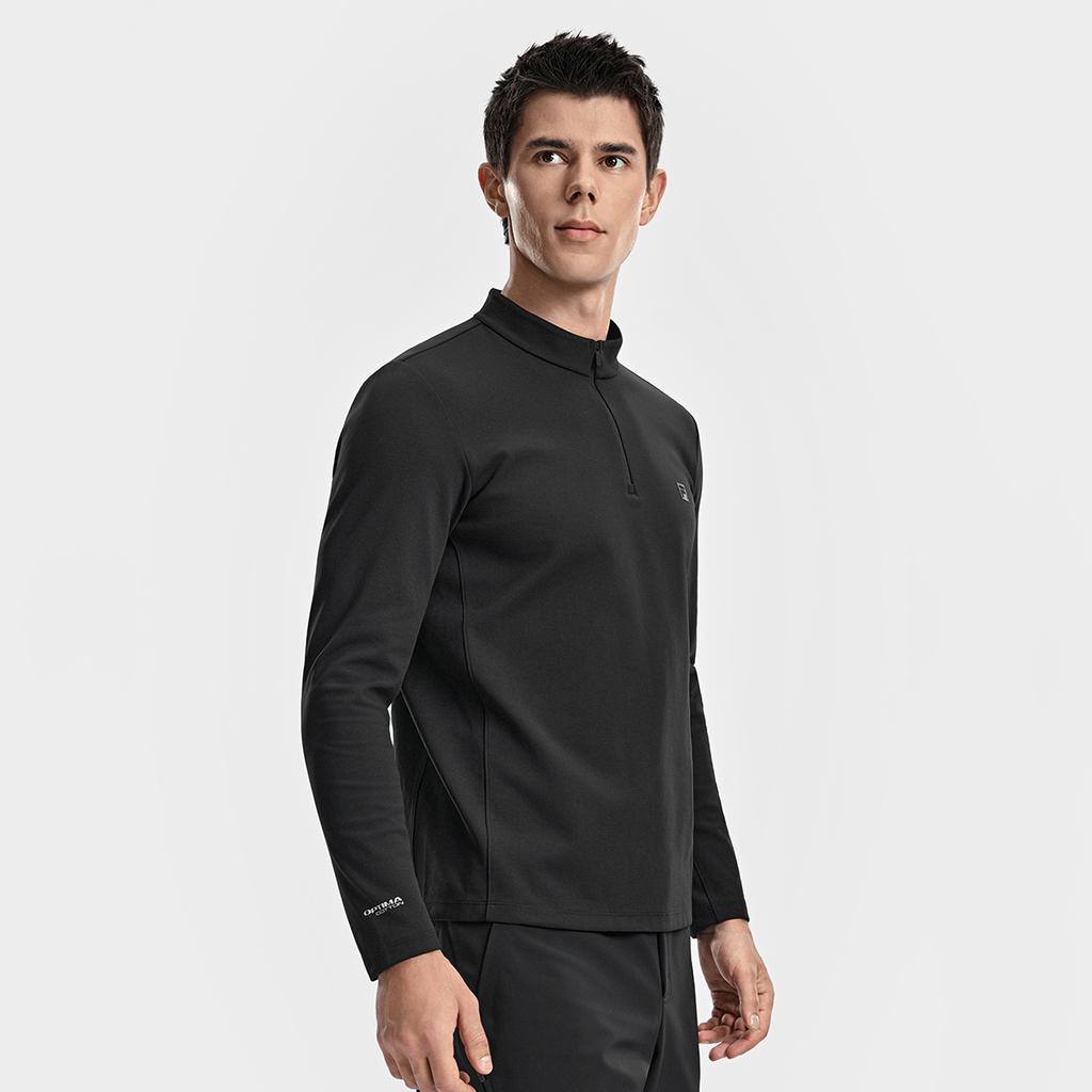 Fila Explore Optima Functional Simple Sports Outdoor Comfortable Breathable Long Sleeve T-Shirt Men Tops A11M617217FBK