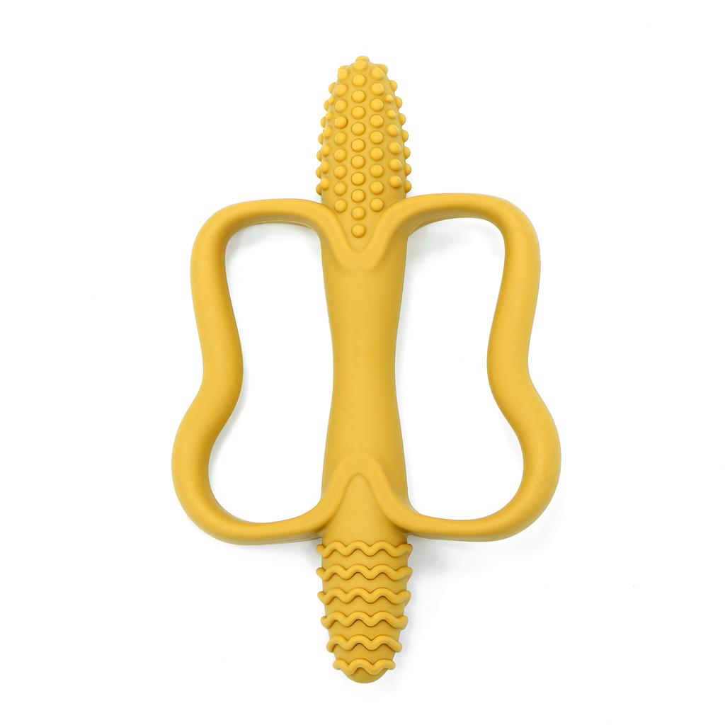 Baby Teething Toys with Easy-grip Handles, Food-grade Silicone Teething Toys, Suitable for Babies 0-6 Months, 6-12 Months