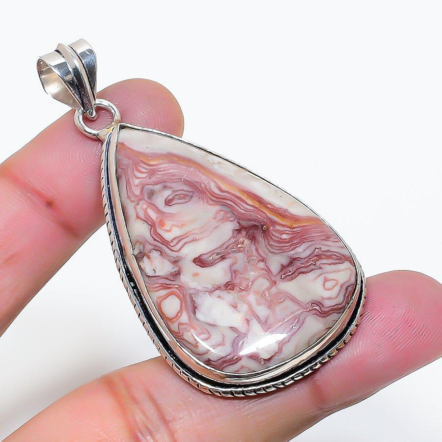 Natural Dolomite Gemstone Handmade 925 Sterling Silver Pendant 2.32  AP-15557