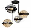 MODERN GLASS RING HANGING LAMP MIX