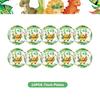 Dinosaur Birthday Decoration Party Supplies Set Cup Plate Tablecloth Dinosaur Balloons Happy Banner Cake Topper for Kids Favors