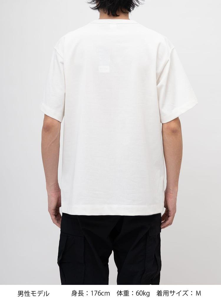 Eco Hybrid Box Logo Embroidery NW24111G804 WHT M [NANGA] T-Shirt