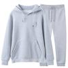 Mens Casual Sport Tracksuit Couples Solid Color Hoodie Set Long Sleeve Sweatpants Winter Outfit