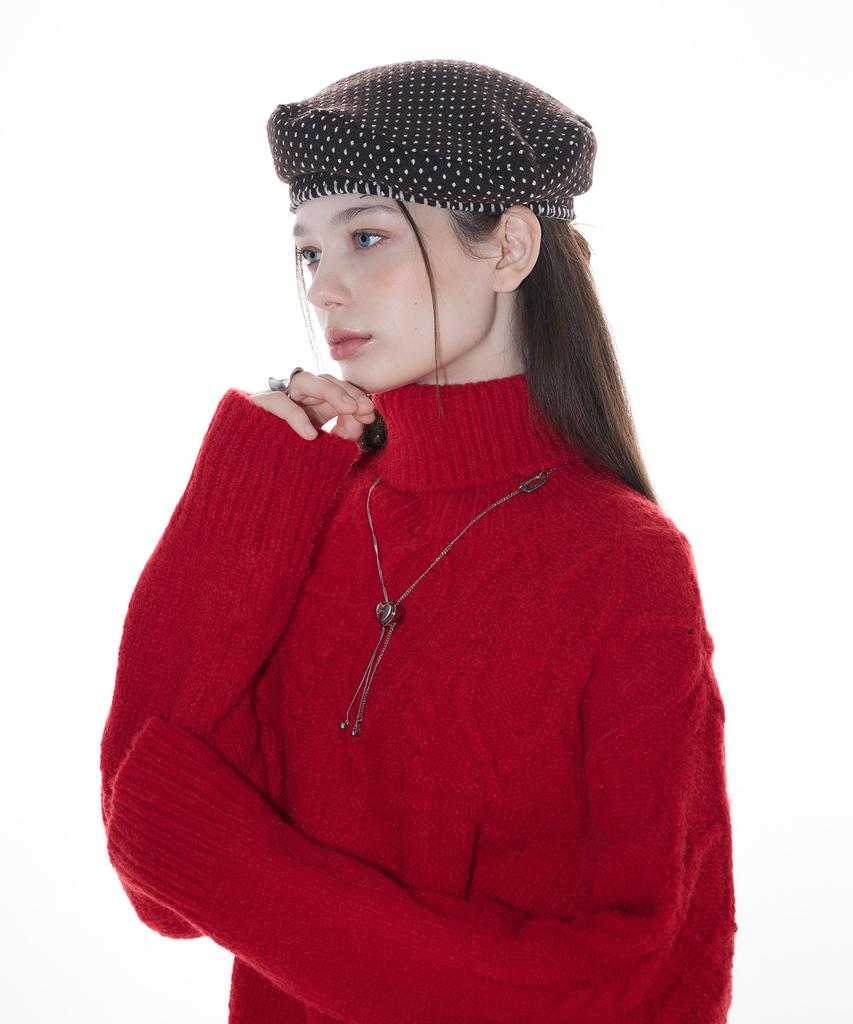 LARTIGENT L14 Turtleneck Knit(Red)