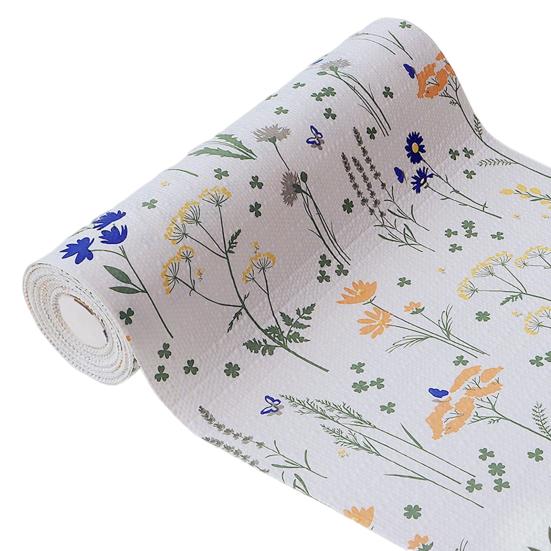 1 Roll 30/45CMx300CM Cabinet Liner Waterproof PVC Drawer Shelf Liner Dust-proof Cuttable