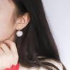 2023 Trend Cute Pompon Heart Stud Earrings - Autumn/Winter Plush Christmas Jewelry for Women