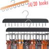 Wooden Belt Rack Women Storage Hangers For Clothes Case Hats Bra Home Clothing Hanging Hooks Wardrobes Multifunctional Hanger