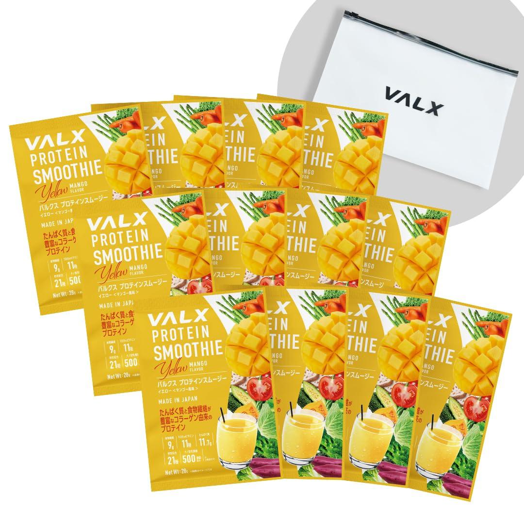 

Протеиновый смузи VALX Протеин Дневная норма витаминов 50 миллиардов пептидов Заменитель пищи 12 индивидуально упакованных Манго Функциональный Без искусственных