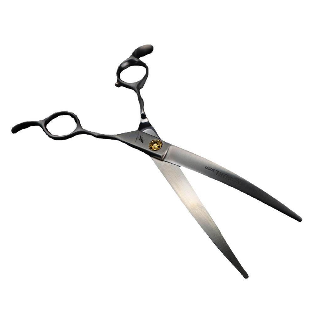 High-End Double-Tailed Bend, Matte 7.0-Inch Bend Scissors, Pet Scissors, Professional Grade, Up And Down Bends, For Pet Masters