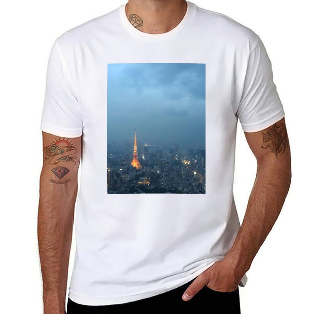 Tokyo Tower At Night Tshirt Unisex T Shirt Cotton Unisex T Shirt Graphic Tshirt