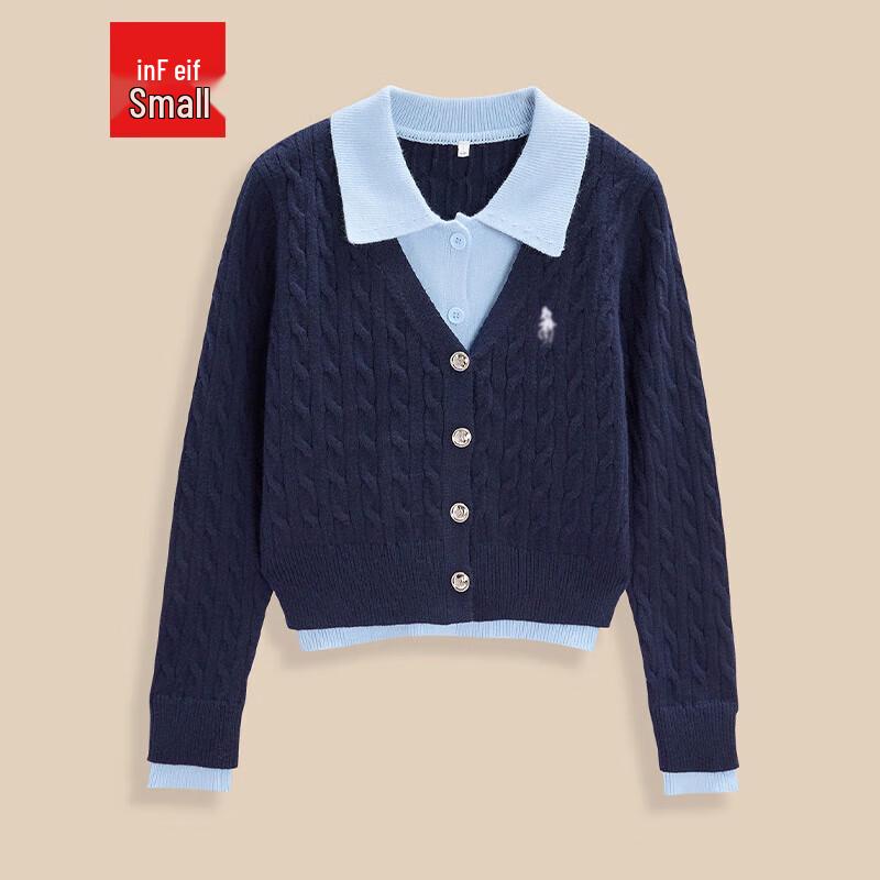

IEF 2025 Autumn/Winter Preppy Knitted Top for Petites S