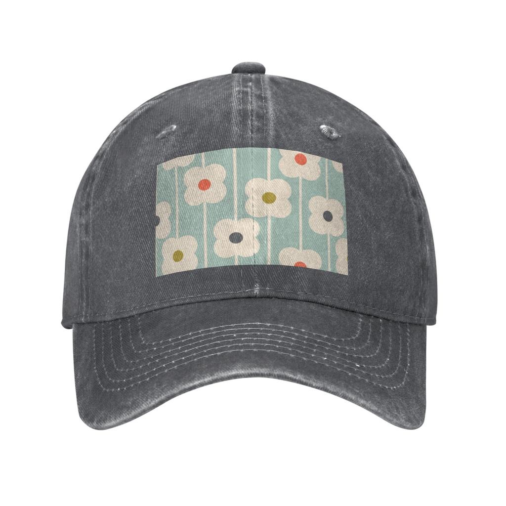 orla kiely multi stem Denim Fabric Cap Casual Baseball Caps Adjustable Hat Summer Unisex Baseball Hats