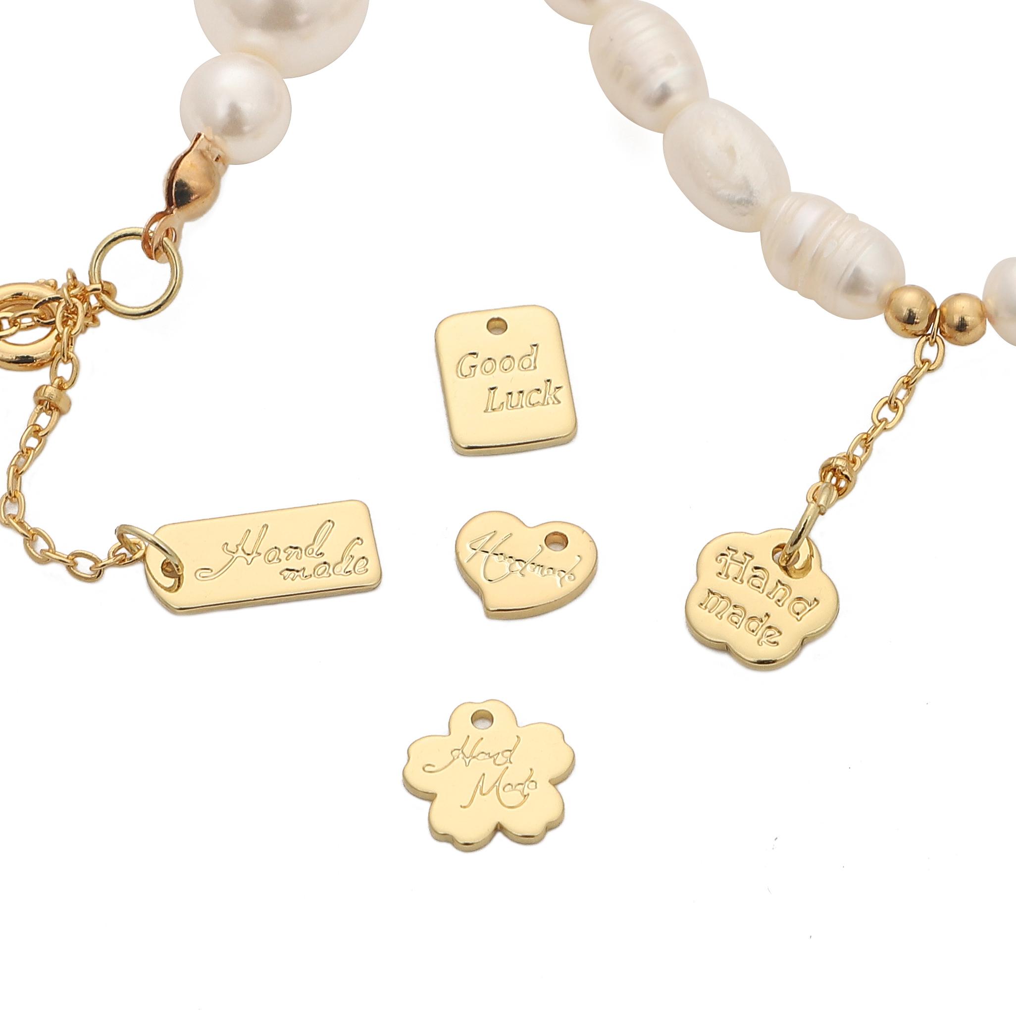 

2/5 шт. Медная надпись маленькая бирка для ювелирных изделий своими руками