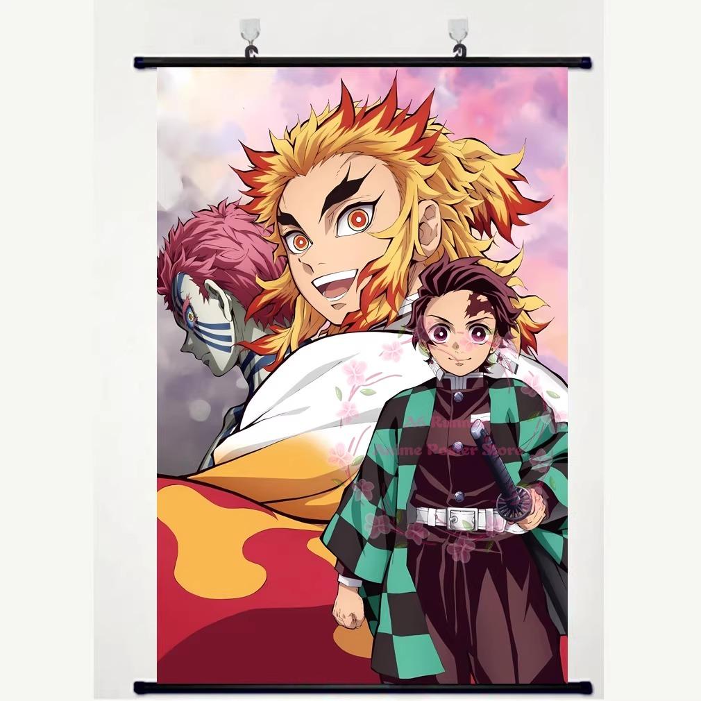 Tasse D-Demon S-Slayer Château de Mugen Neuf Piliers Tomioka Giyu Tanjiro Papillon Ninja Affiche Rouleau Anime Produit Dérivé