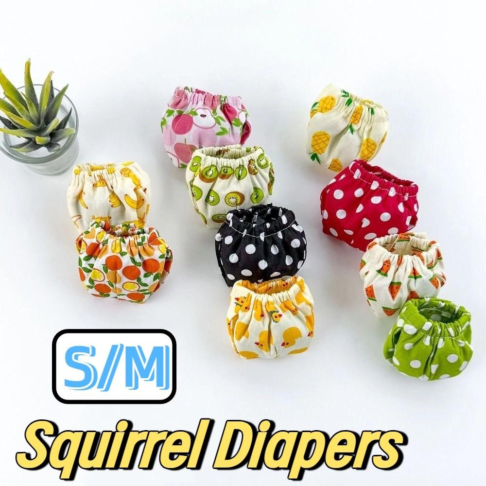 Breathable Squirrel Diapers Adjustable Squirrel Underwear Potty Training Underwear Rat