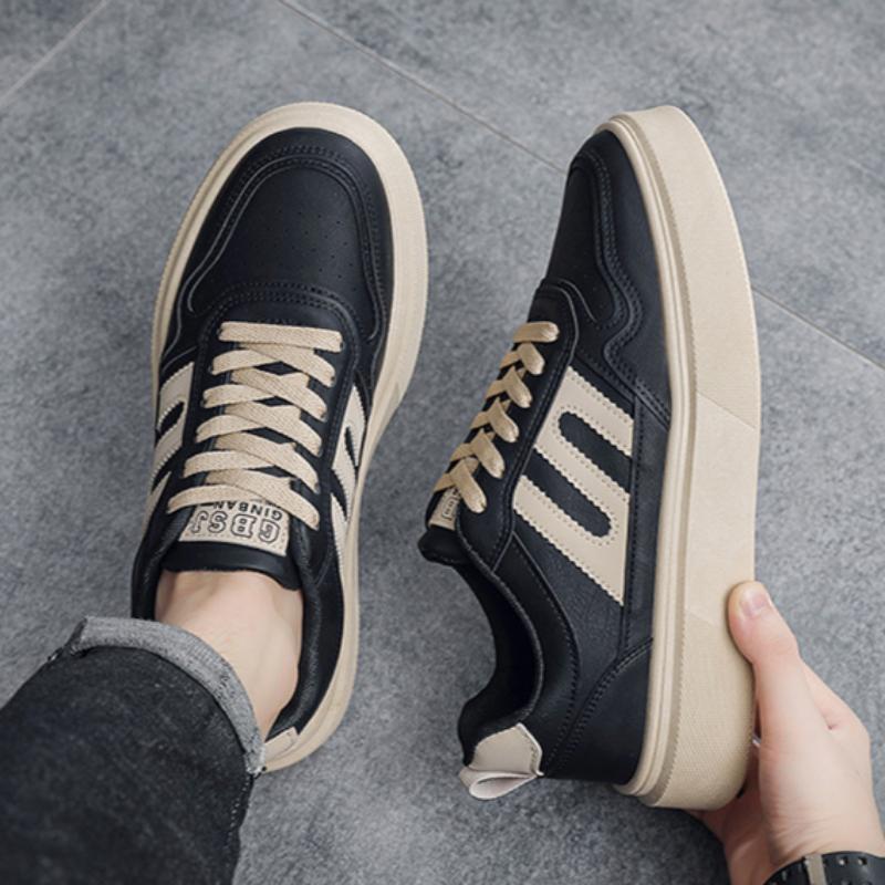 Spring Men's Sneakers, Fashionable Casual Shoes, Low-top Breathable Sports Shoes, Thick-soled Height-increasing Shoes