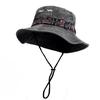 Outdoor Sun Hat Woman Bucket Hat Man Cotton Embroidered Vintage Beach Waterproof Fisherman Fishing Cap Summer Foldable Bob Man