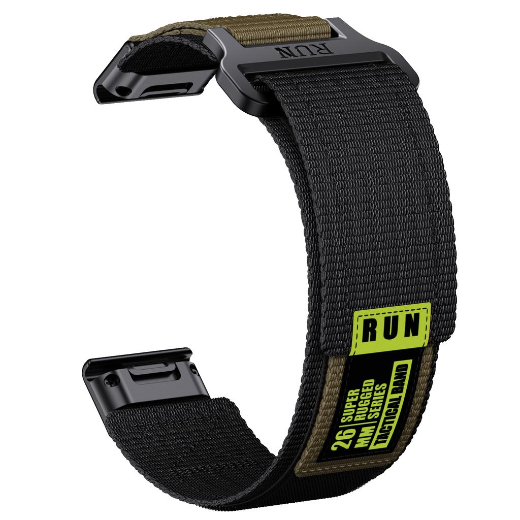 Runcool 22mm 26mm Wide Garmin Fenix 7 7X Pro 6 6X 5 5X Plus QuickFit Strap Instinctive 2 Replacement Bracelet