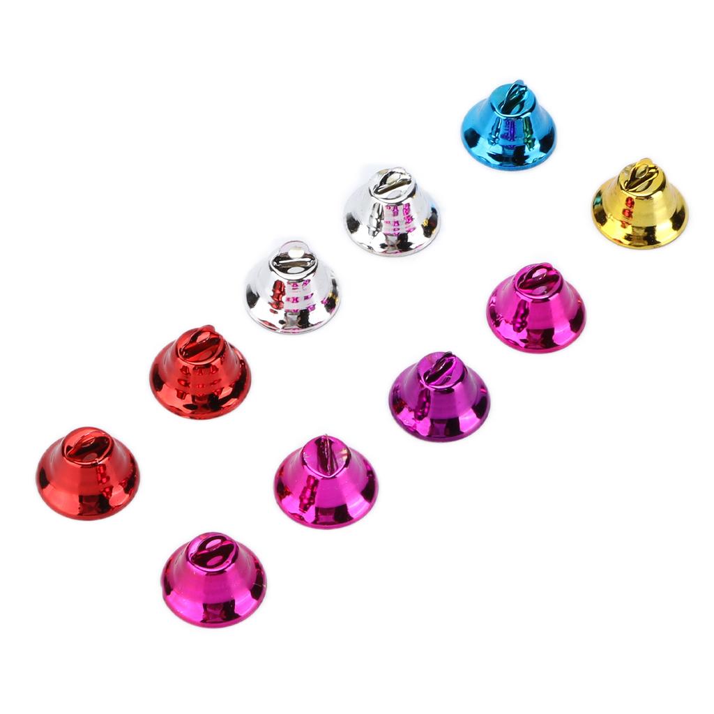 10ks Barevné zvonky Pták DIY Příslušenství Barevné Železné Interaktivní Zvonkové Hračky pro Papoušky2.1CM