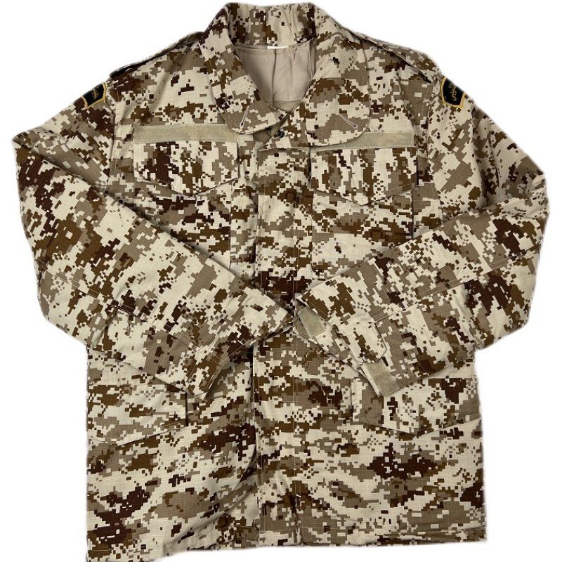Foreign Trade American Outdoor Desert Camouflage M65 Cotton Added Jacket Military Fans Cargo Cotton-Padded Clothes Outerwear Disassembly Liner Top
