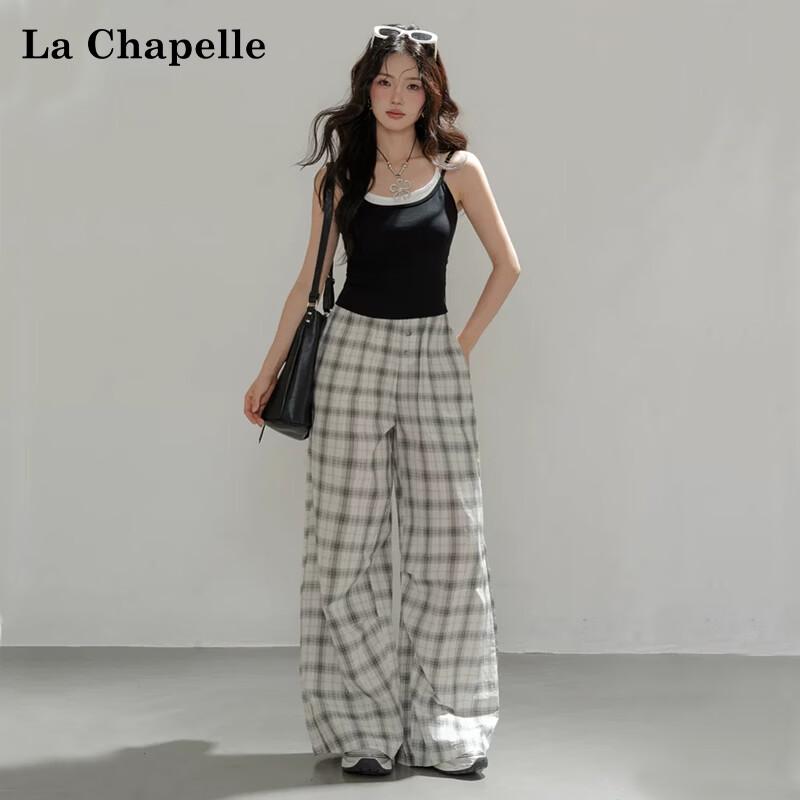 La Chapelle Women's Backless Fake Two-Piece Camisole Top