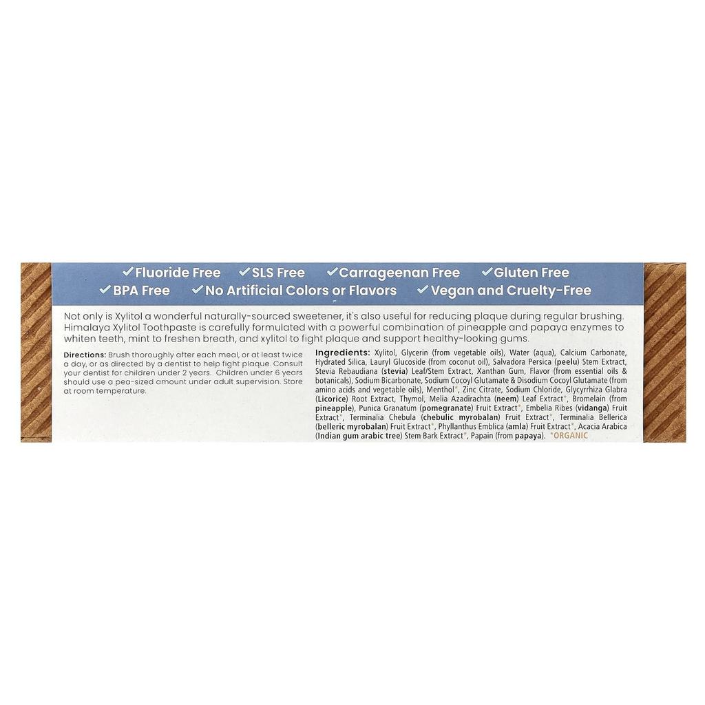 Xylitol Toothpaste, Mint Flavor, 113G(4Oz)