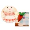 Plush Easter Decorative Rabbit Holding Carrot Easter Rabbit Doll  Festival Decoration