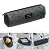 Polka Dot Pencil Case Gray Stationery Bag High Quality Pencil Pouch  School Supplies