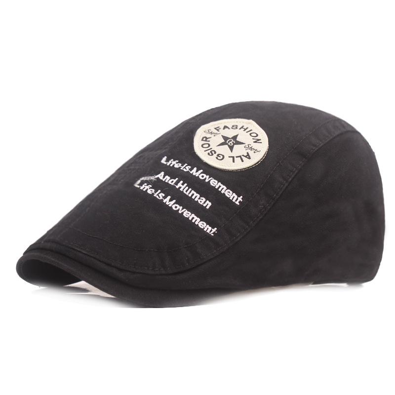 Cowboystoff Andetungehatt Herre Retro Fremoverlue Englandstil Beret Herre- og damehatt