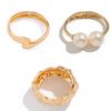 Salircon Exaggerated Irregular Wavy Wide Bracelets Simple Elegant Water Drop Open Bangles Women Fashion Party Hand Jewelry