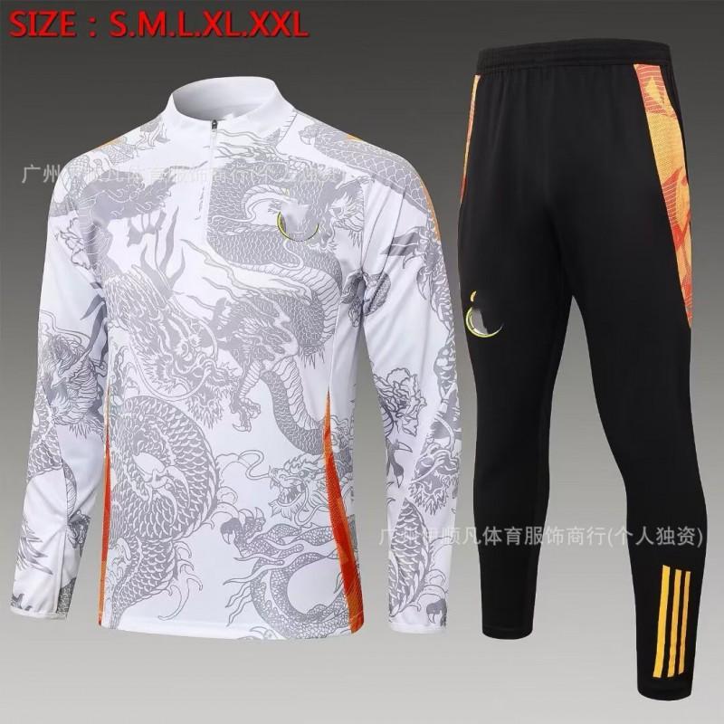 Heren Dames Voetbal Trainingsshirt Halve Rits Opwarmshirt Napoli PSG AC Milan Brazilië Manchester United Fans