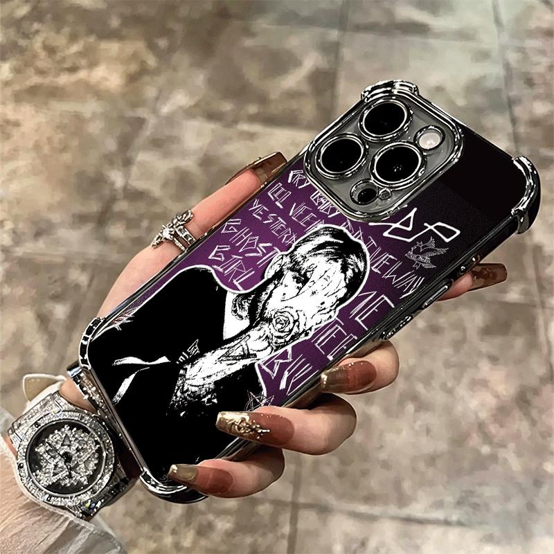 Lil Peep Hellboy Liebe Beschichtung Handyhülle Für Iphone 16 17 Pro Max Air 16E 14 15 Plus 12 13 Mini Anti-Fall Airbag Abdeckung