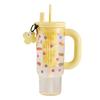 Summer Cute Portable Large Capacity Milk Tea Cup With Handle For Outdoor And Car Use