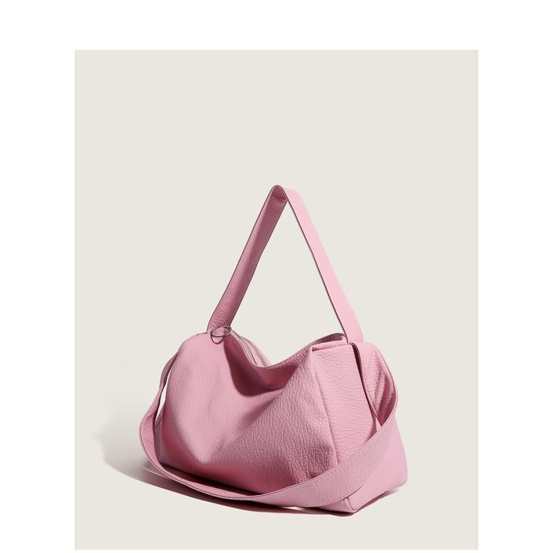 All-matching Ins Cross-body Bag Women's Large Capacity Soft Leather Shoulder 2025 New Casual Tote Underarm