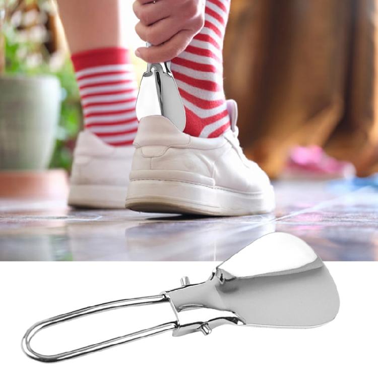 Foldable Shoehorn Stainless Steel Shoehorn Light Weight Portable Shoehorn Shoe Horn for Easy Boots and Shoes Wearing