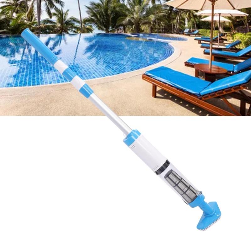 3 In 1 Pool Vacuum Rechargeable Multifunctional Electric Swimming Pool Vacuum Cleaner For Bathtubs Fish Pools US Plug 100-240v