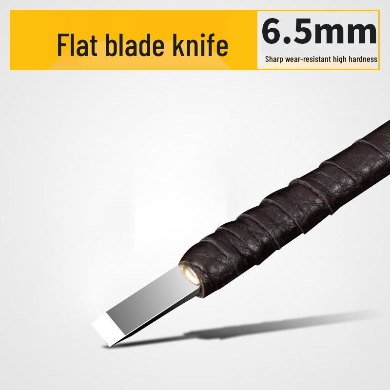 Hard Alloy Seal & Carving Tool Set: Tungsten Steel Knives for Wood, Stone, and Lettering