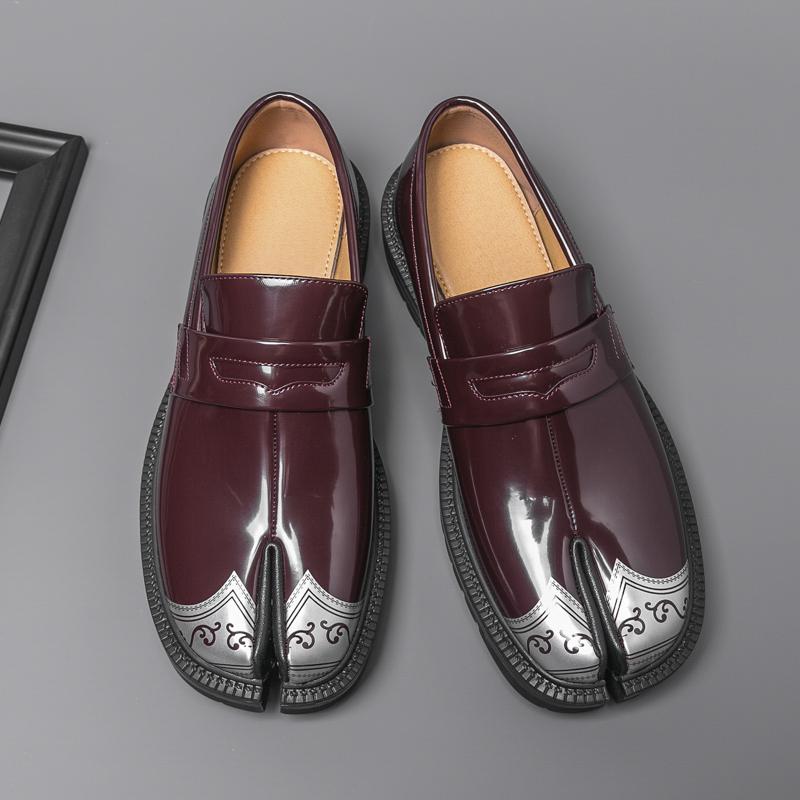 Designer New Height Increasing Leather Casual Shoes For Men Penny Loafter Formal Wedding Dress Homecoming Retro Footwear