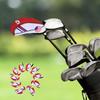 10PCS Cloth Portable Golf Club Headcover Practical Putter Head Cover Sports Entertainment AccessoryRed