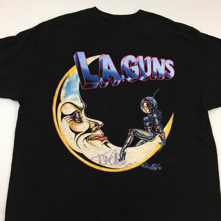 LA Guns 20s Man In The Moon T-shirt Black Unisex S-234XL E870 Unisex T-Shirt XXL