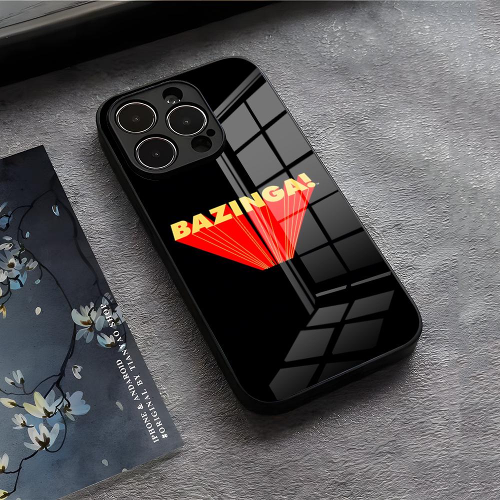 The Big Bang Theory Phone Case For IPhone 17 Air 16 E Pro Max 15 14 13 Mini 12 Pro 11 Max Plus Black Glass Cover