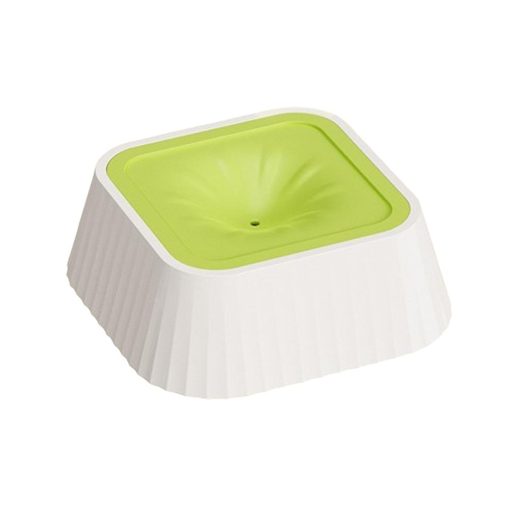 Plastic Pet Water Fountain Anti-Splash Non-Slip Base Floating Drinking Bowl Neck Protection Anti-Overturn Dog Water Bowl Travel