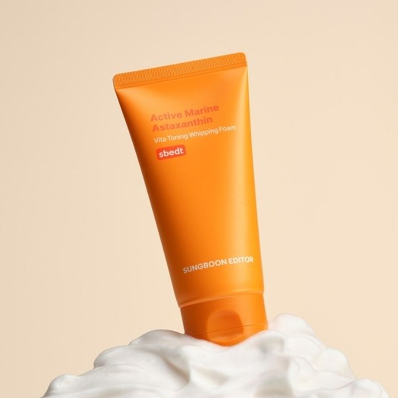 SUNGBOON EDITOR Морской Астаксантин Вита Тонизирующая Взбивающаяся Пенка 120г