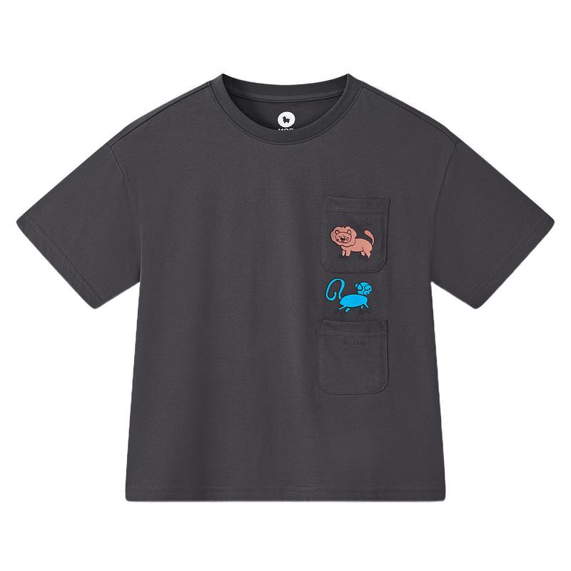 MQD Boys' Cartoon Cotton Short Sleeve T-shirt