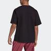 Adidas Originals Adi Color Series Solid Loose Sports Short Sleeve T-Shirt Men Tops Black H09172