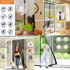 Magnetic Door Screen Big Size Door Magnetic Mosquito Net Insect Proof Flight Summer and Kitchen Indoor Invisible Net Magnetic Door Mesh Net
